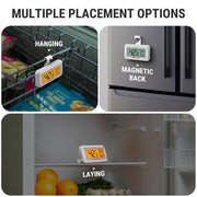 LABART Waterproof Refrigerator Thermometer with Large Backlit LCD and Max/Min Records TP110